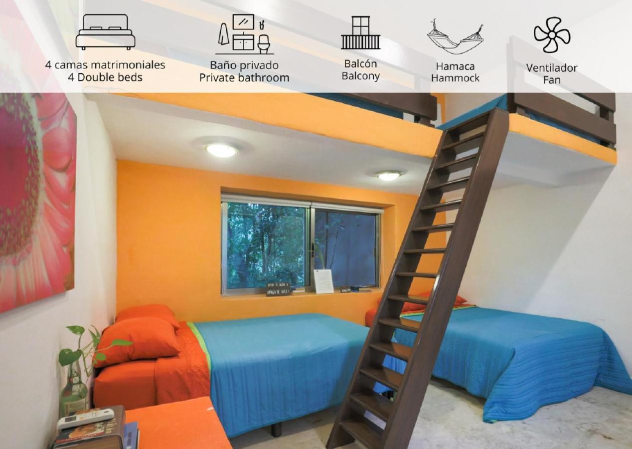 Guest House La Aldea Holistic Experience Канкун Экстерьер фото